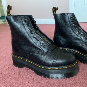 Dr. Martens Sinclair platform black boots